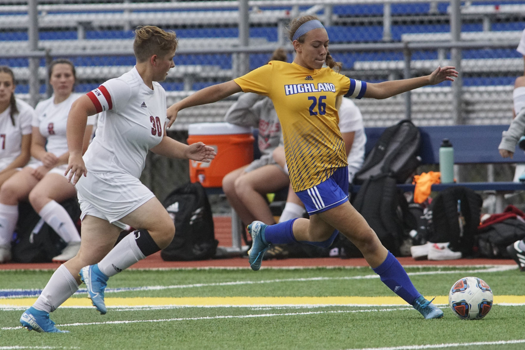 Lowell at Highland girls soccer